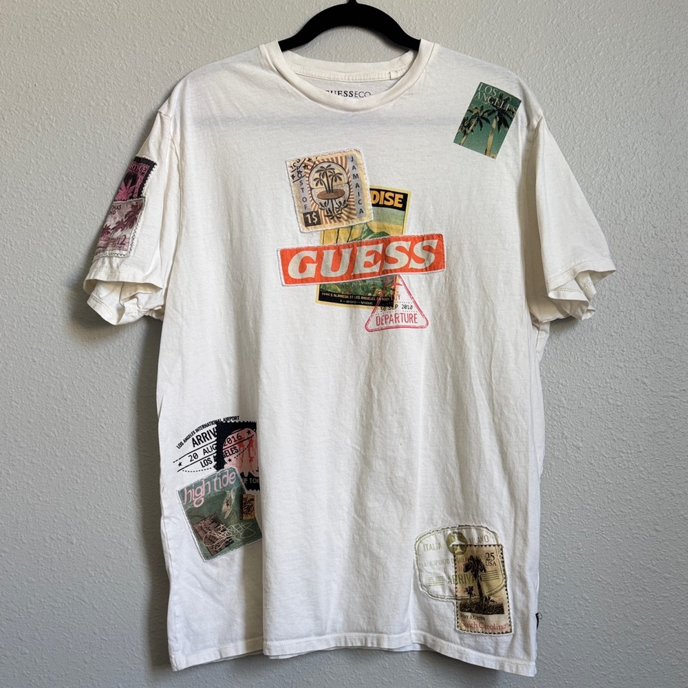 XL MENS GUESS ECO Organic Cotton slim fit shirt